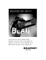 Blaupunkt Washington-CM-147 - Owners Manual 